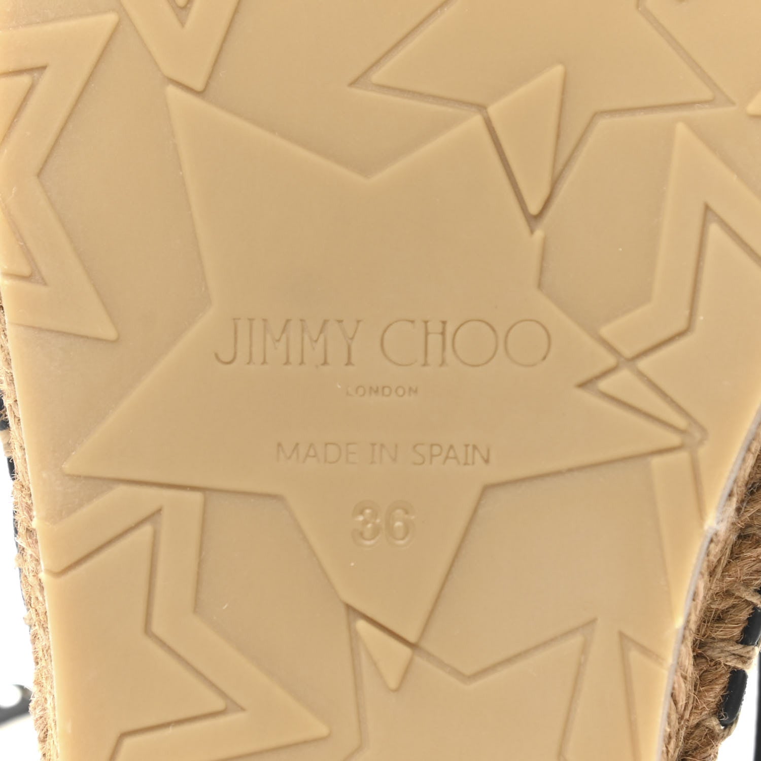 Jimmy Choo Suede Embellished Denise Espadrilles 36 Black 4 of 8