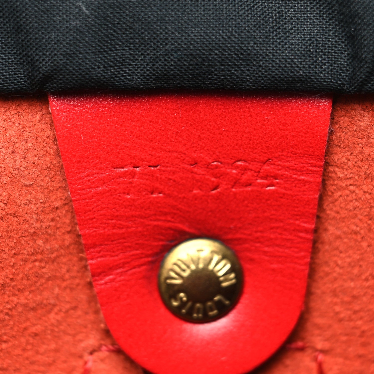 Louis Vuitton Epi Speedy 25 Castillan Red 7 of 13