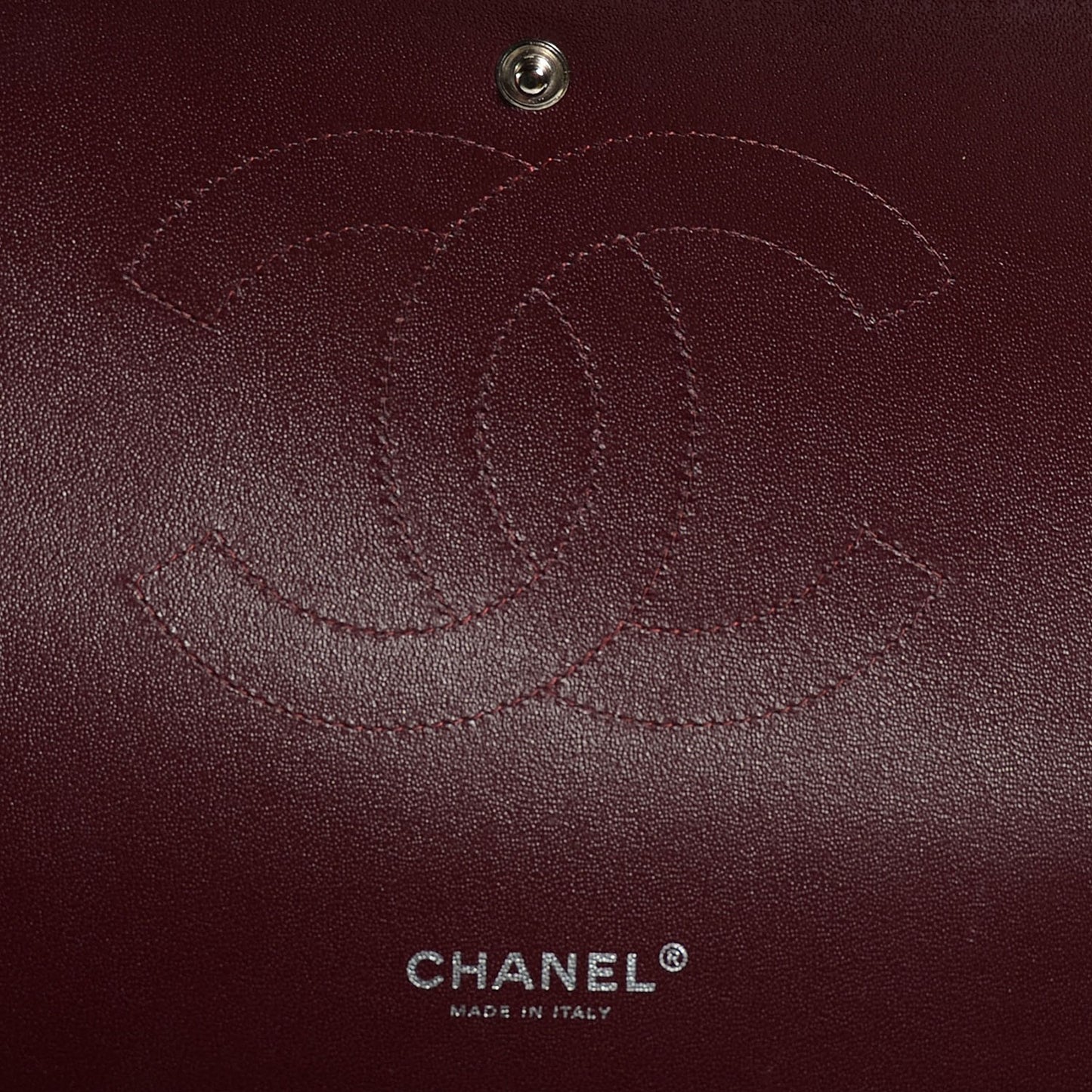 Lambskin Quilted Maxi Double Flap Black