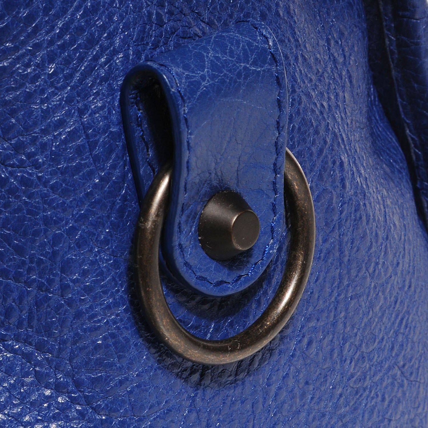 Balenciaga Agneau Classic Hardware Maxi Twiggy Bleuette 10 of 17