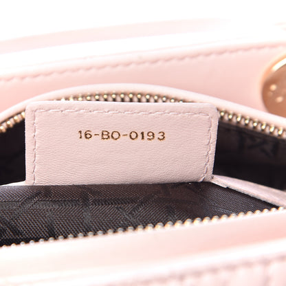 Christian Dior Lambskin Cannage Medium Lady Dior Light Pink 7 of 15