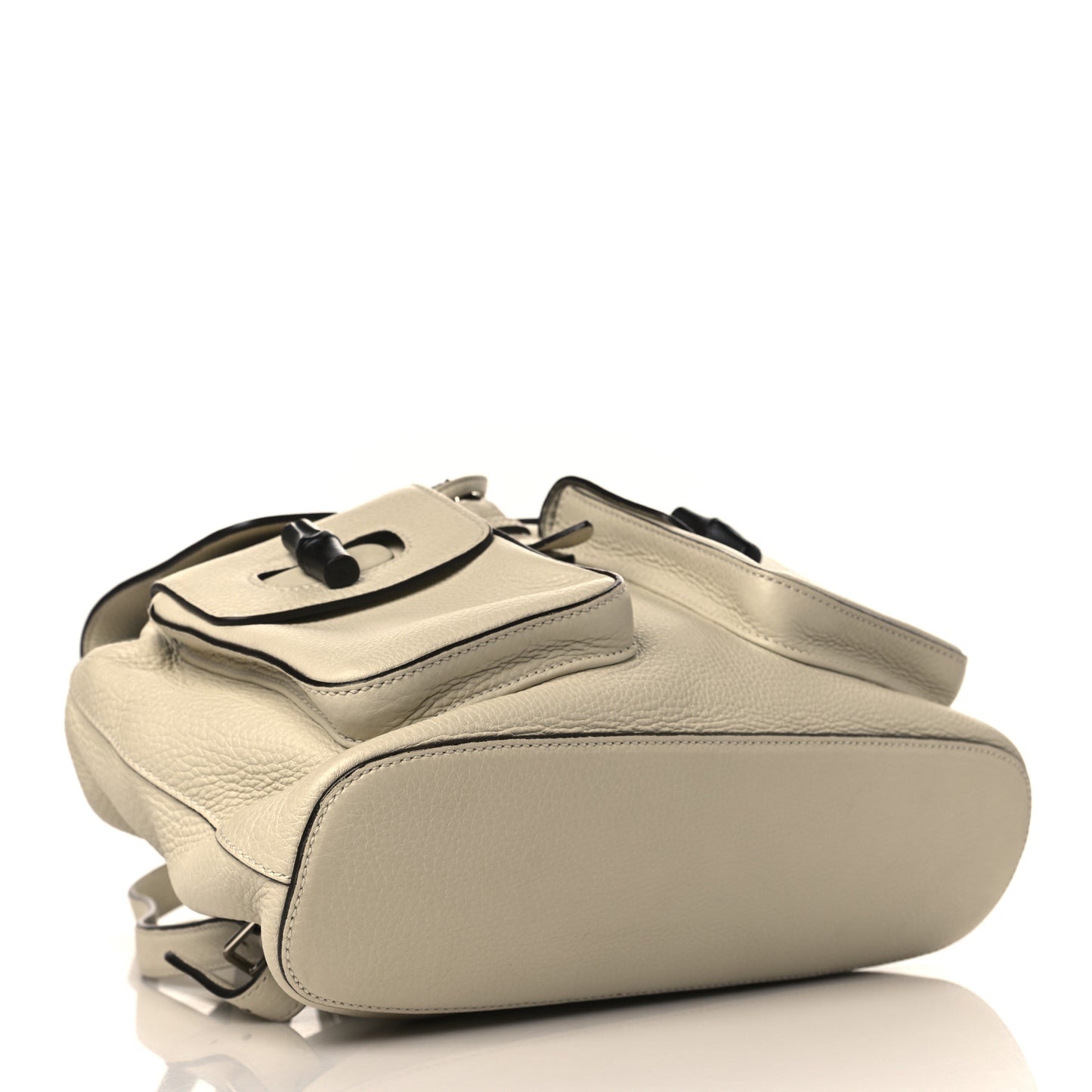 Cellarius Calfskin Medium Bamboo Backpack Mystic White