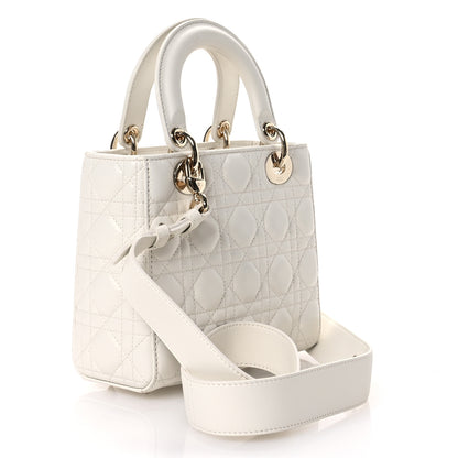 Christian Dior Lambskin Cannage Small My ABCDior Lady Dior Latte 3 of 10