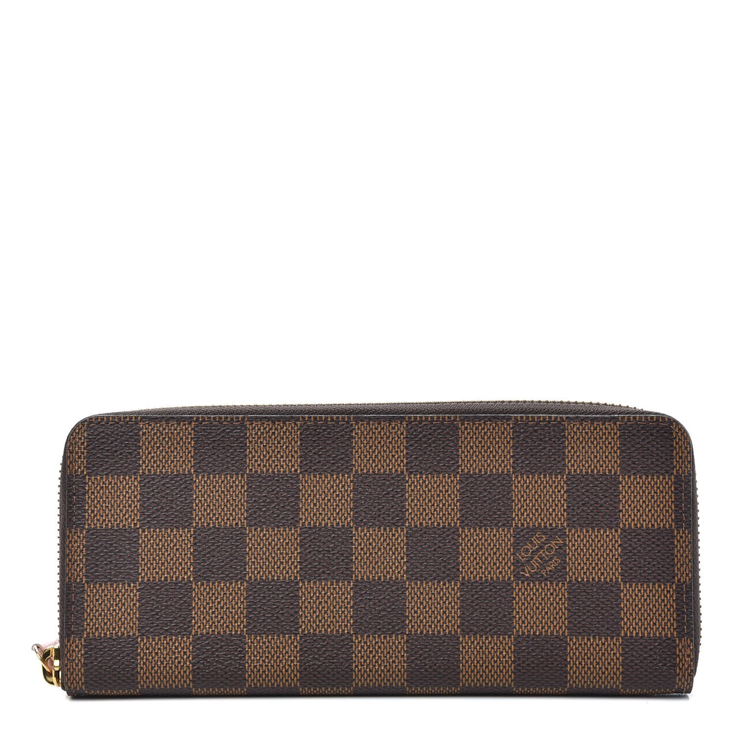 Damier Ebene Clemence Wallet Rose Ballerine