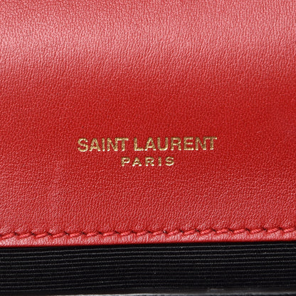 Saint Laurent Patent Small Monogram Kate Satchel Red 6 of 7
