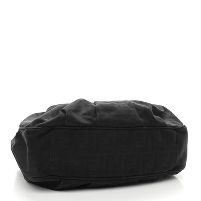 Fendi Zucca Enamel Mia Hobo Black 5 of 9