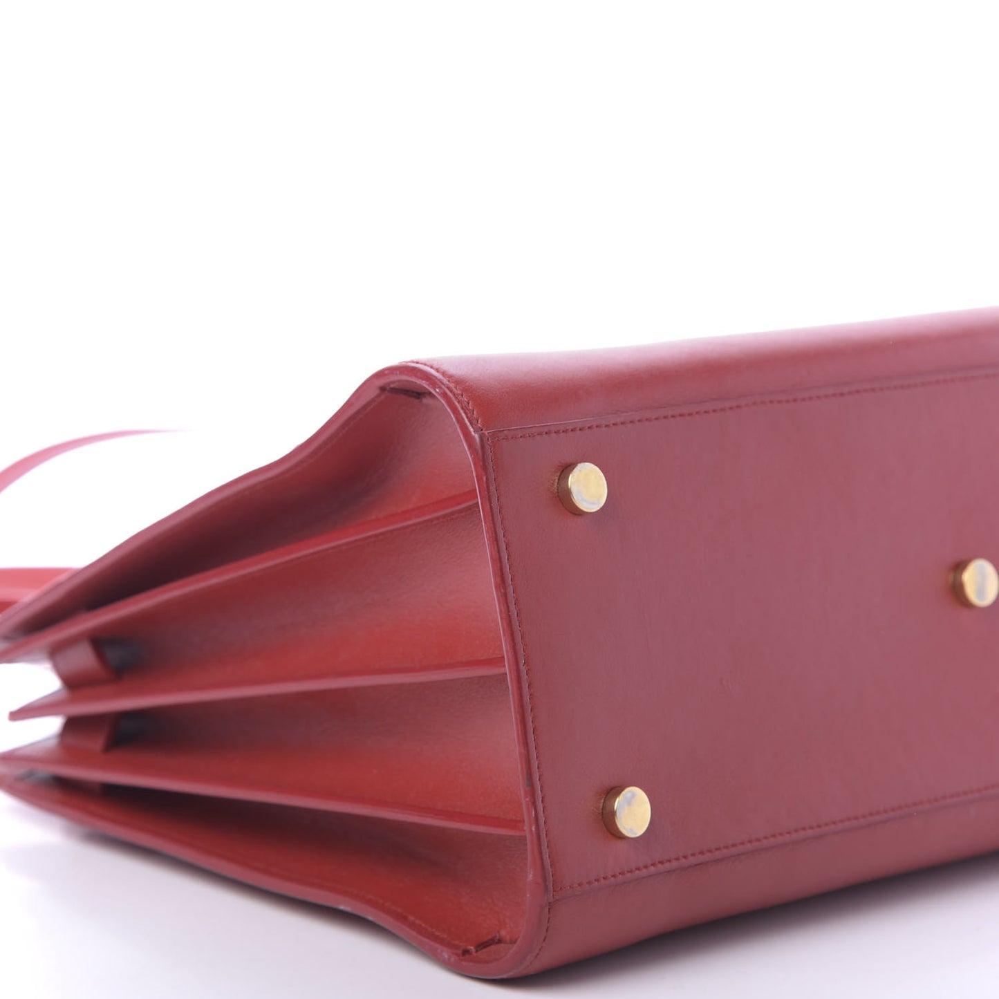 Calfskin Small Sac De Jour Lipstick Red