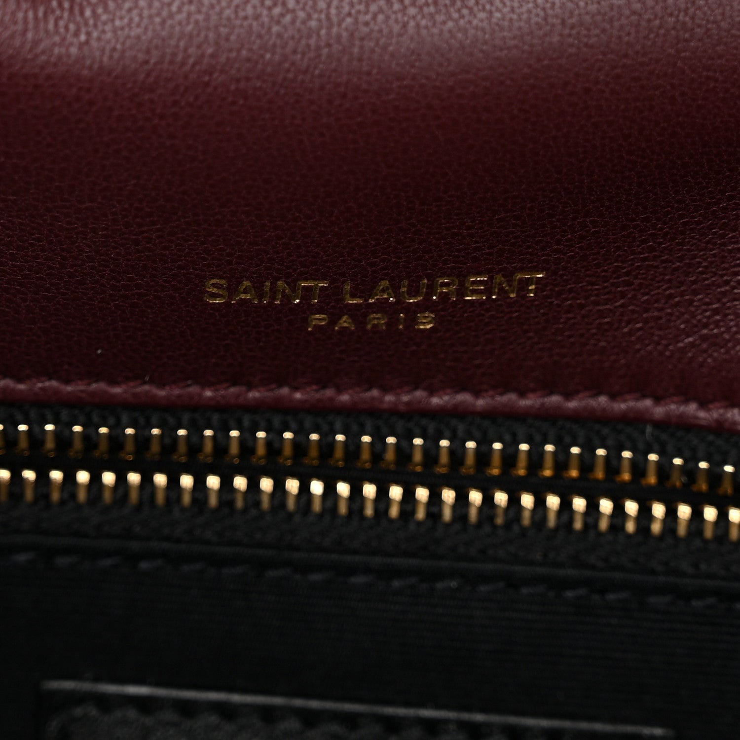Saint Laurent Lambskin Matelasse Monogram Medium Niki Chain Satchel Rouge Legion 7 of 13