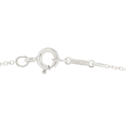 Tiffany Sterling Silver 12mm Elsa Peretti Cross Pendant Necklace 3 of 4