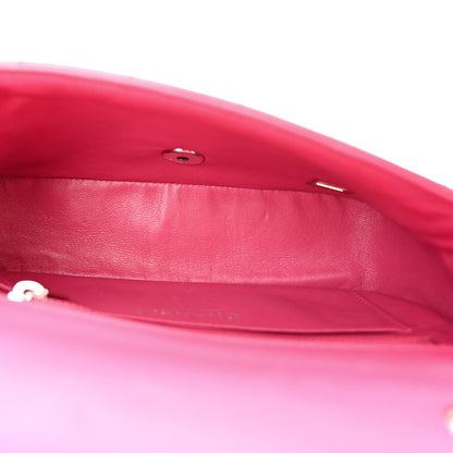 Chanel Patent Calfskin Quilted Mini Rectangular Flap Pink 5 of 10