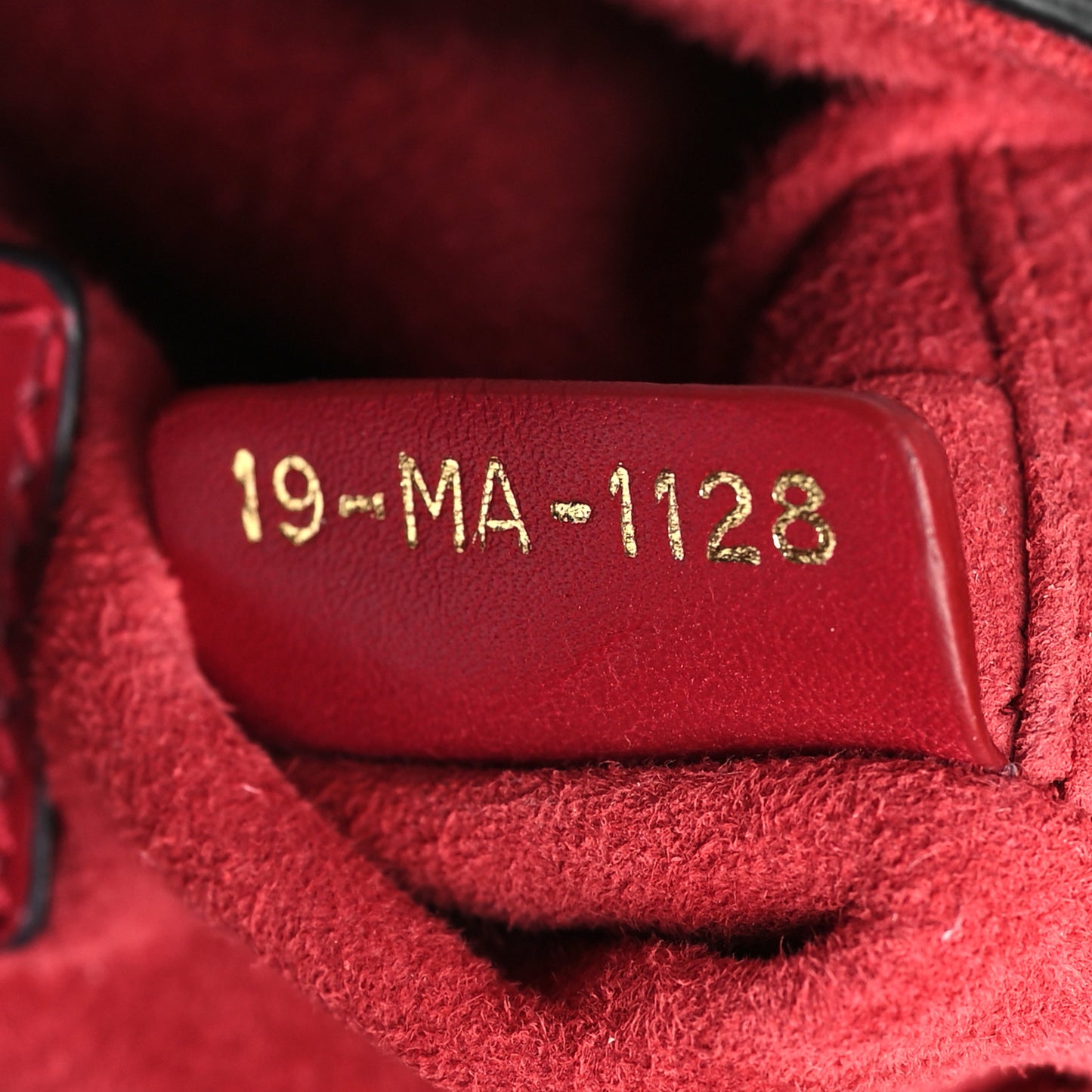 Calfskin Mini Saddle Bag Red