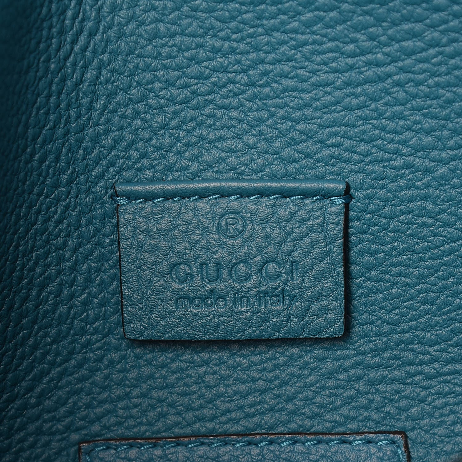 Gucci Soft Calfskin Small Jackie Shoulder Bag Blue 6 of 10