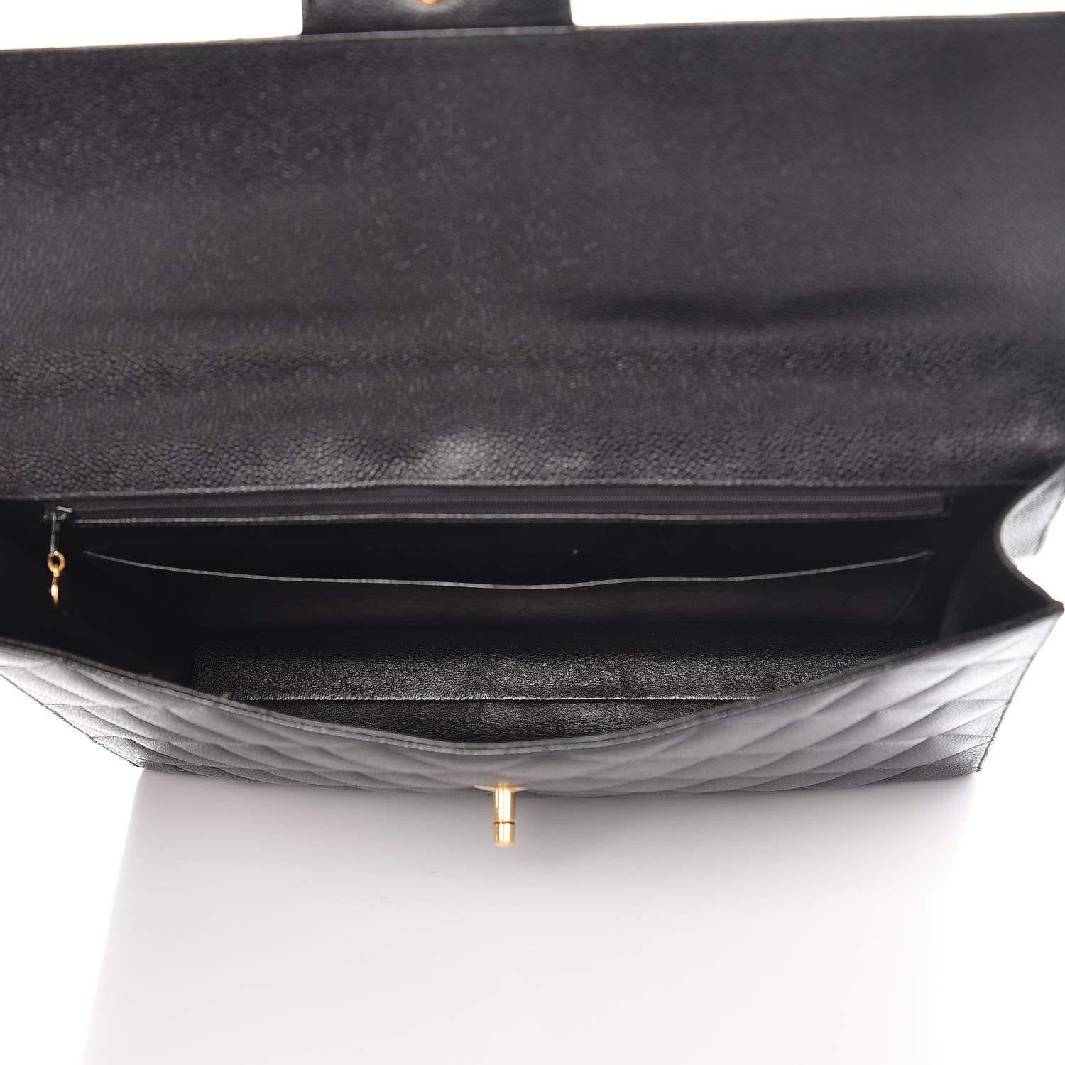 Chanel Caviar Quilted Briefcase Laptop Bag Black 5 of 11