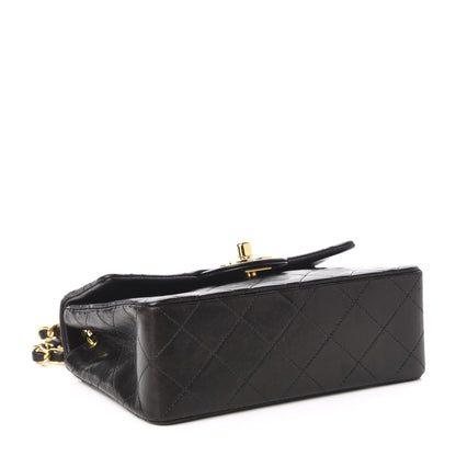 Chanel Lambskin Quilted Mini Square Flap Black 4 of 10