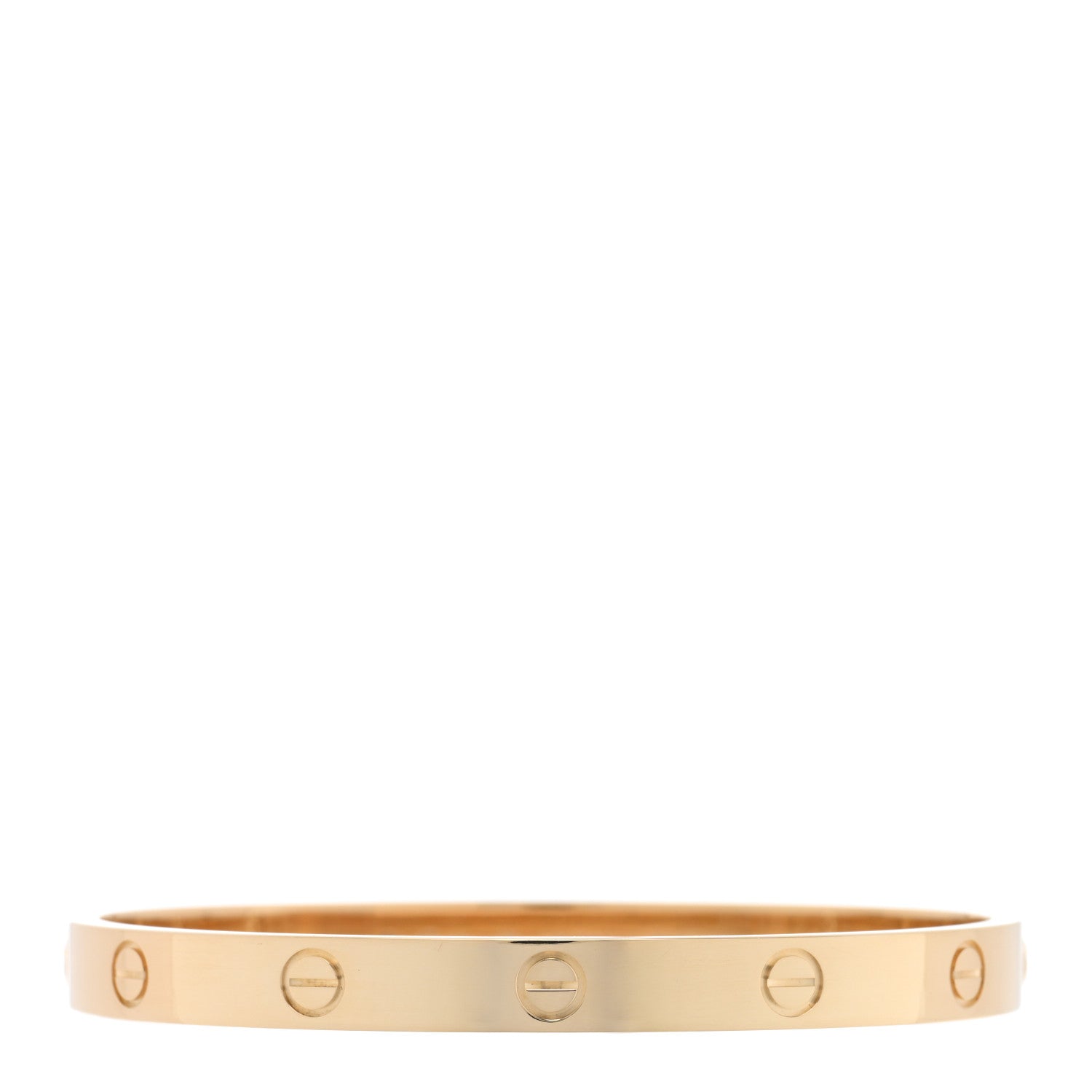 Cartier 18K Yellow Gold LOVE Bracelet 18 1 of 7