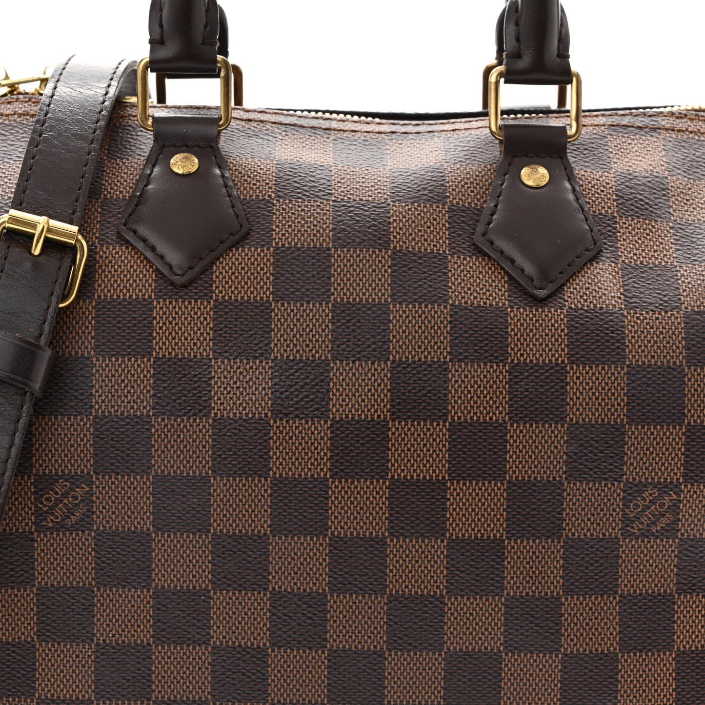 Damier Ebene Speedy Bandouliere 25