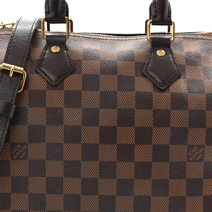 Louis Vuitton Damier Ebene Speedy Bandouliere 25 8 of 10