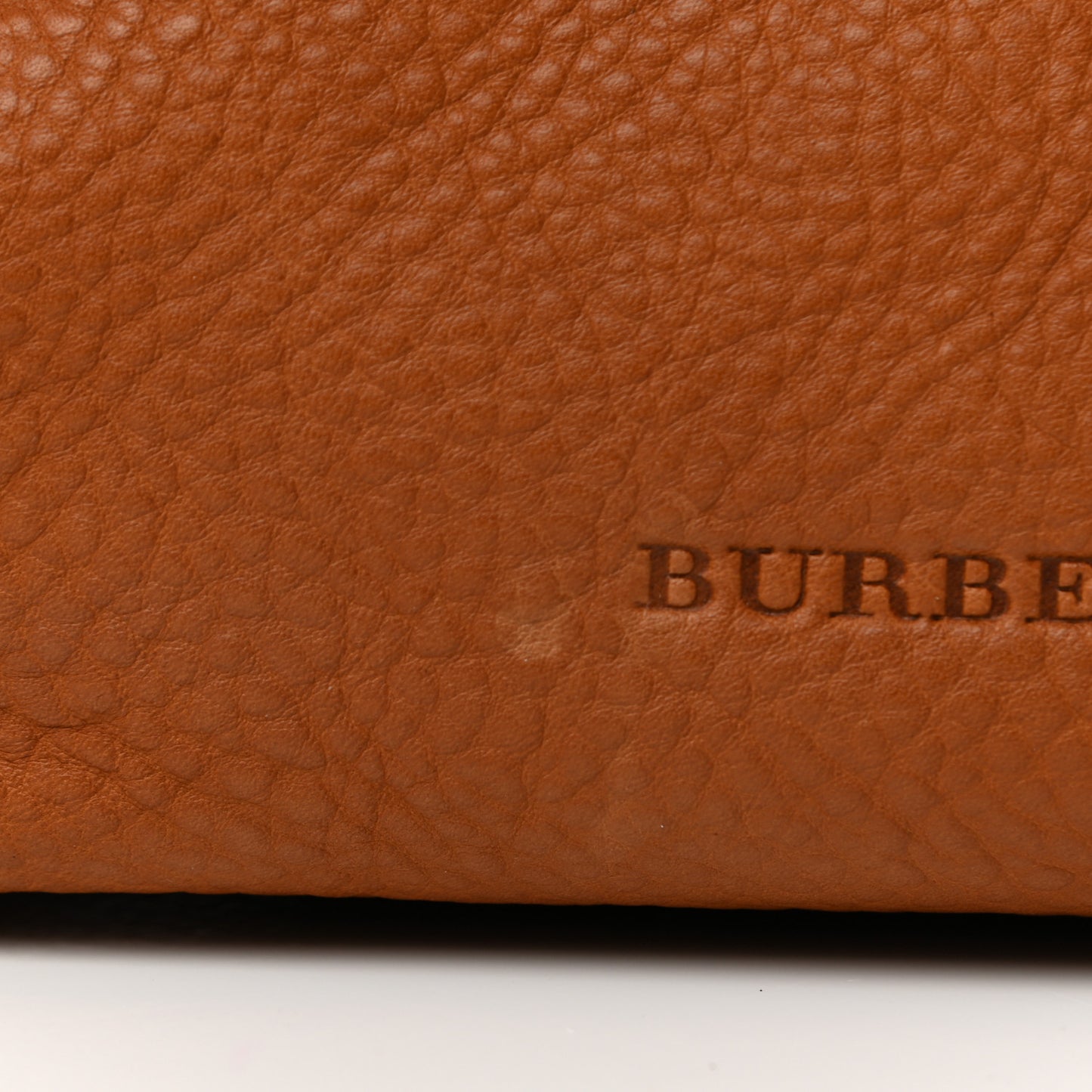 Grainy Calfskin House Check Small Maidstone Saddle Brown