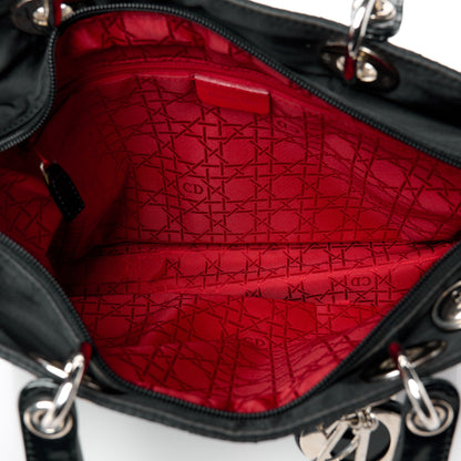Christian Dior Nylon Cannage Large Lady Dior Black 5 of 10