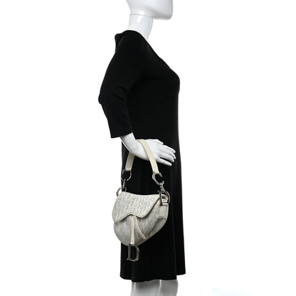 Christian Dior Monogram Saddle Bag White 2 of 15