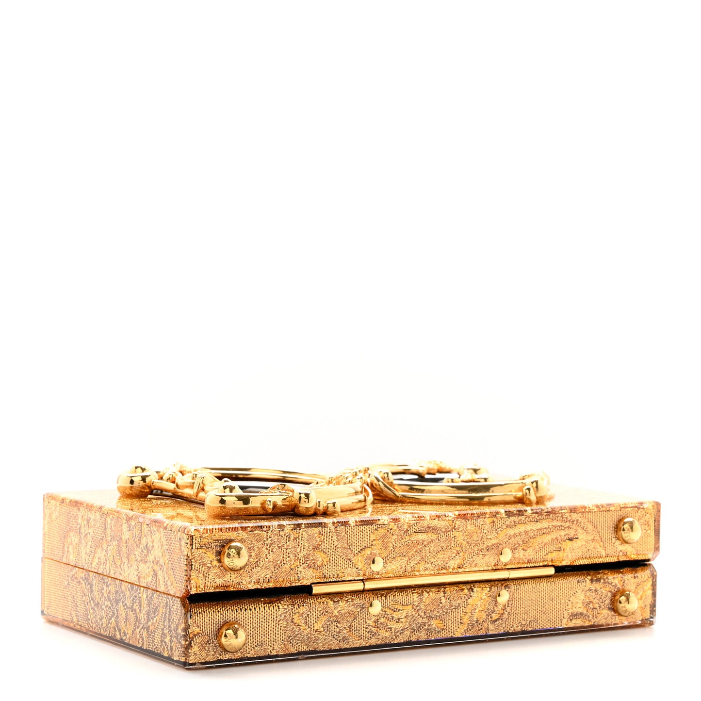 Brocade DG Girls Shoulder Bag Gold