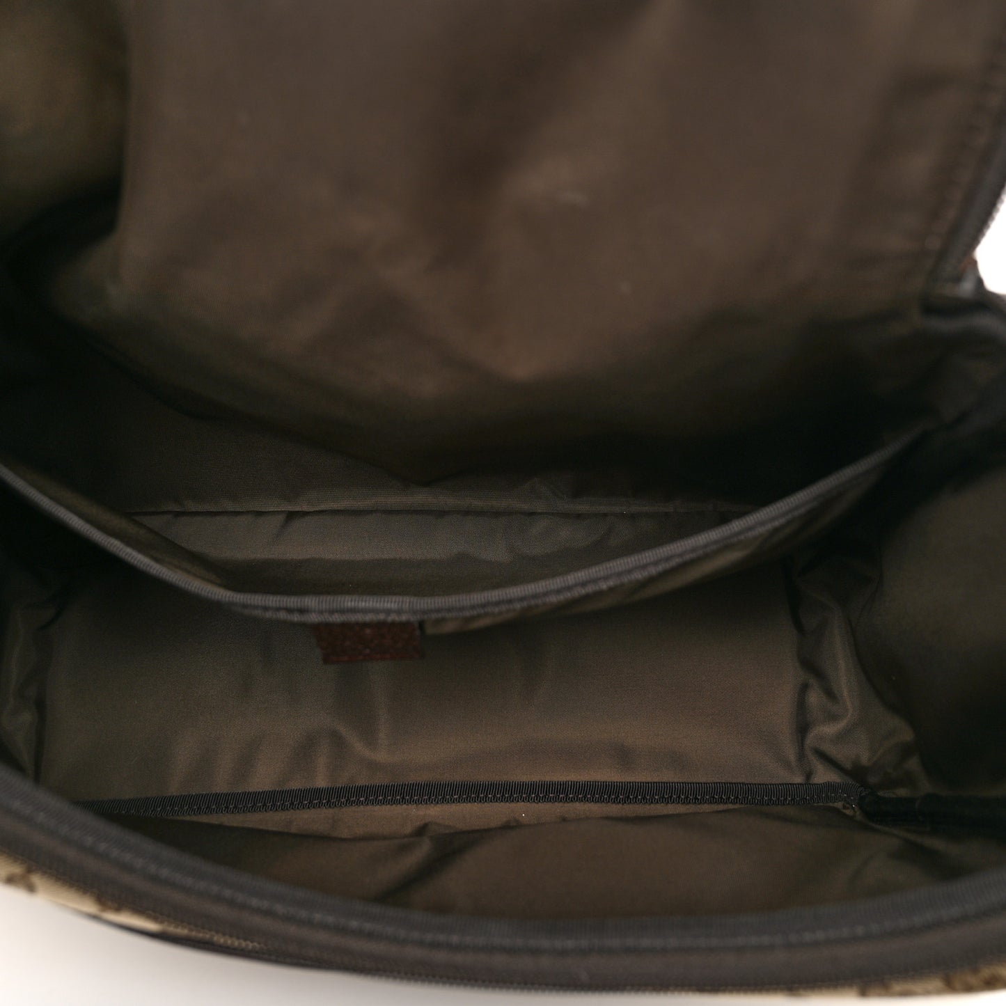 Monogram Natural Pigskin Large Diaper Bag Beige Ebony Cocoa Dark Chocolate