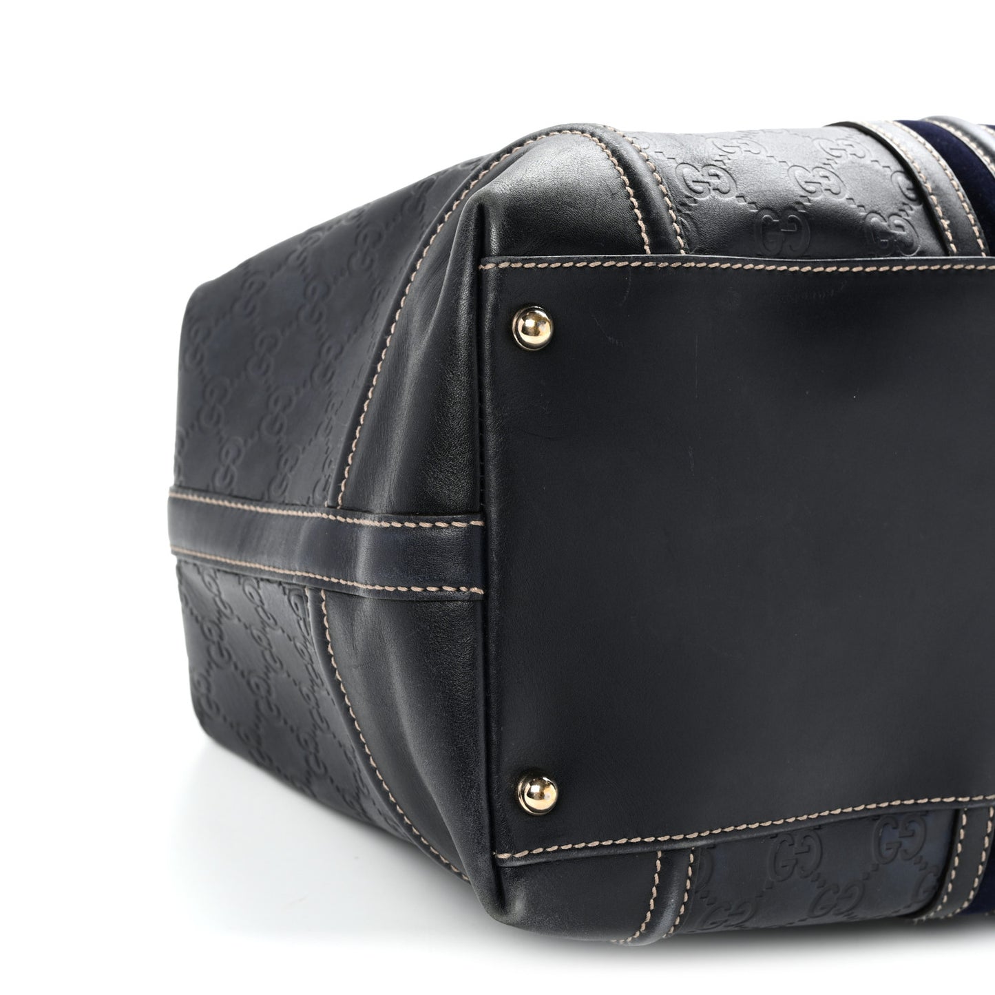 Guccissima Large Treasure Boston Navy