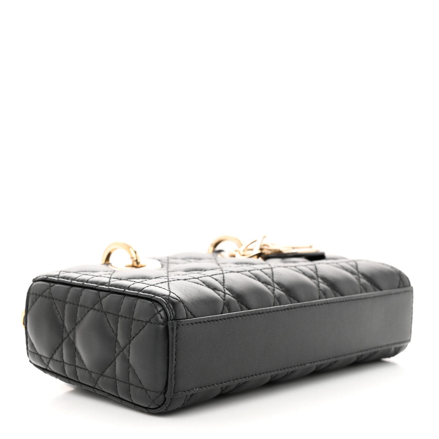 Christian Dior Lambskin Cannage Small Lady D-Joy Black 4 of 11