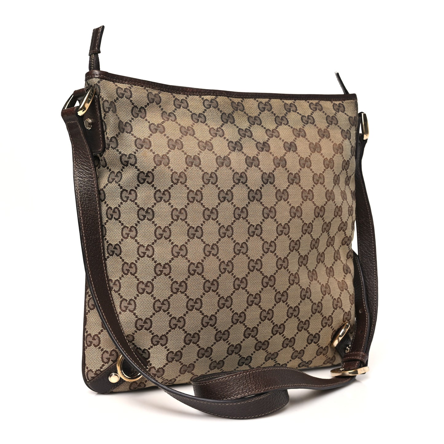 Monogram Abbey Messenger Bag Dark Brown