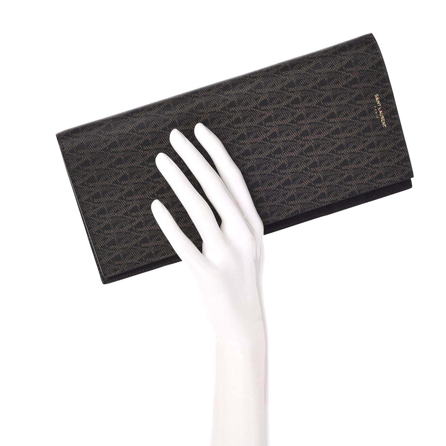 Classic Toile Monogram Travel Document Case Black