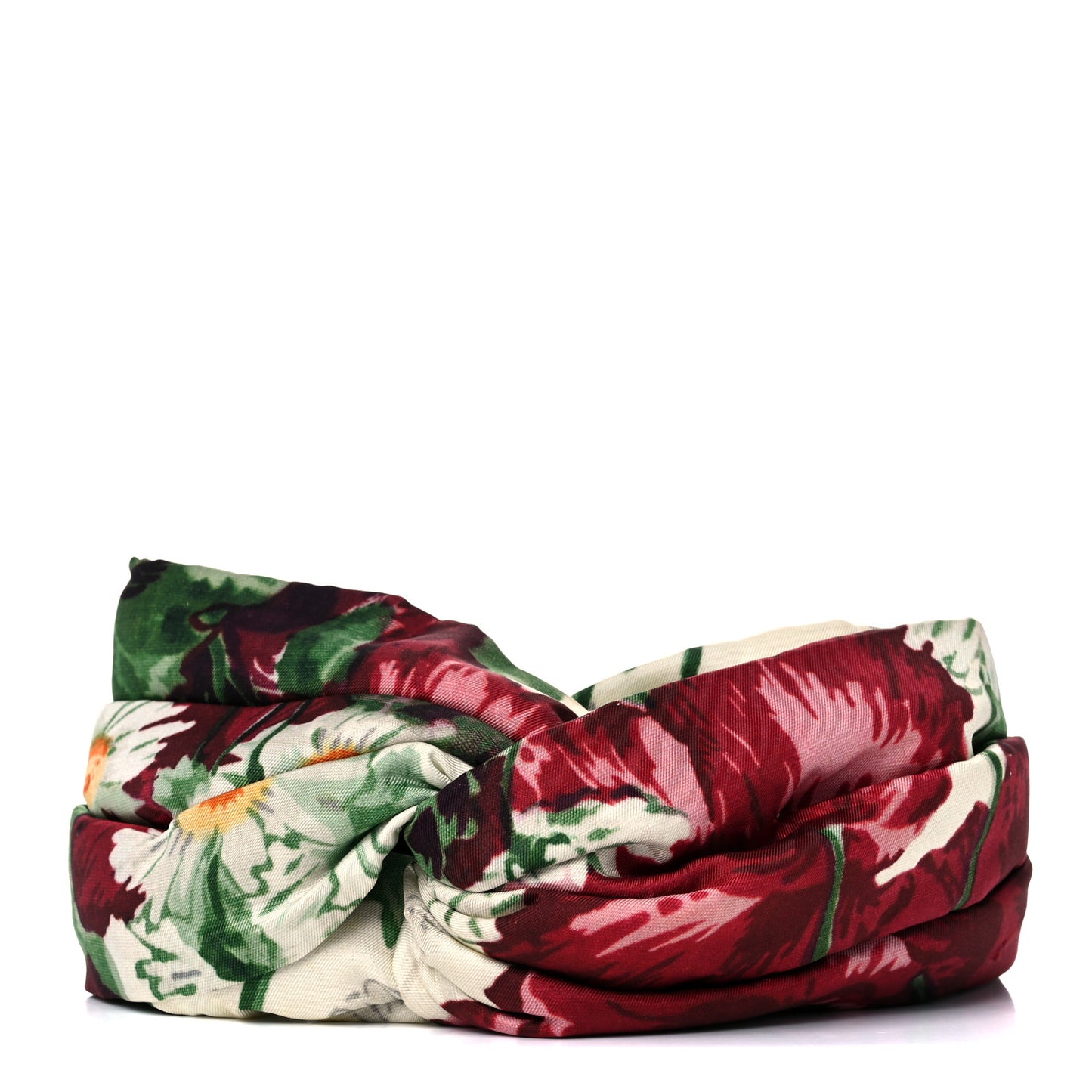 Silk Flora Print Headband M Multicolor