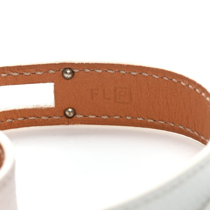 Hermes Epsom Kelly Double Tour Bracelet White 4 of 4
