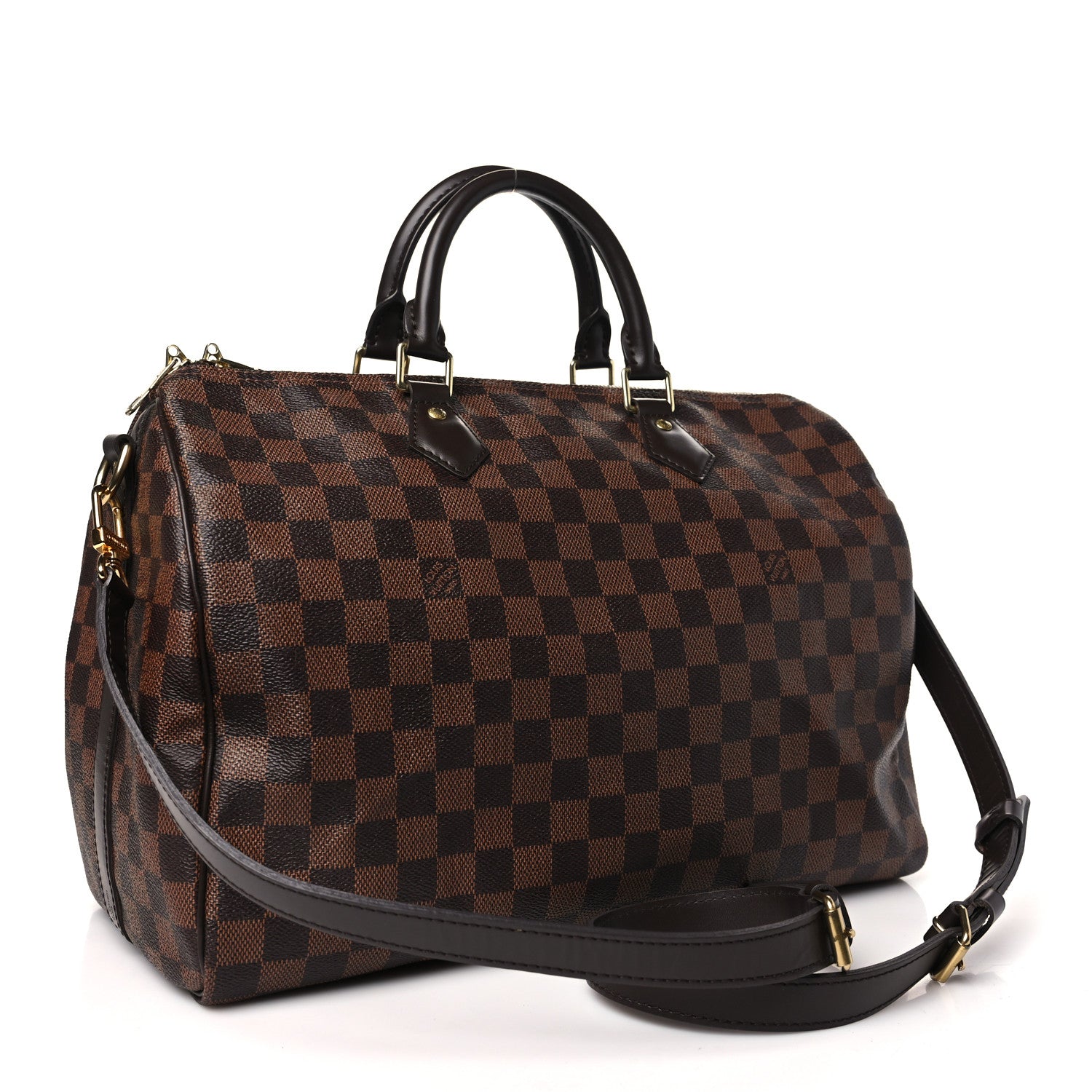 Louis Vuitton Damier Ebene Speedy Bandouliere 35 3 of 9