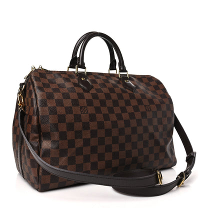 Louis Vuitton Damier Ebene Speedy Bandouliere 35 3 of 9