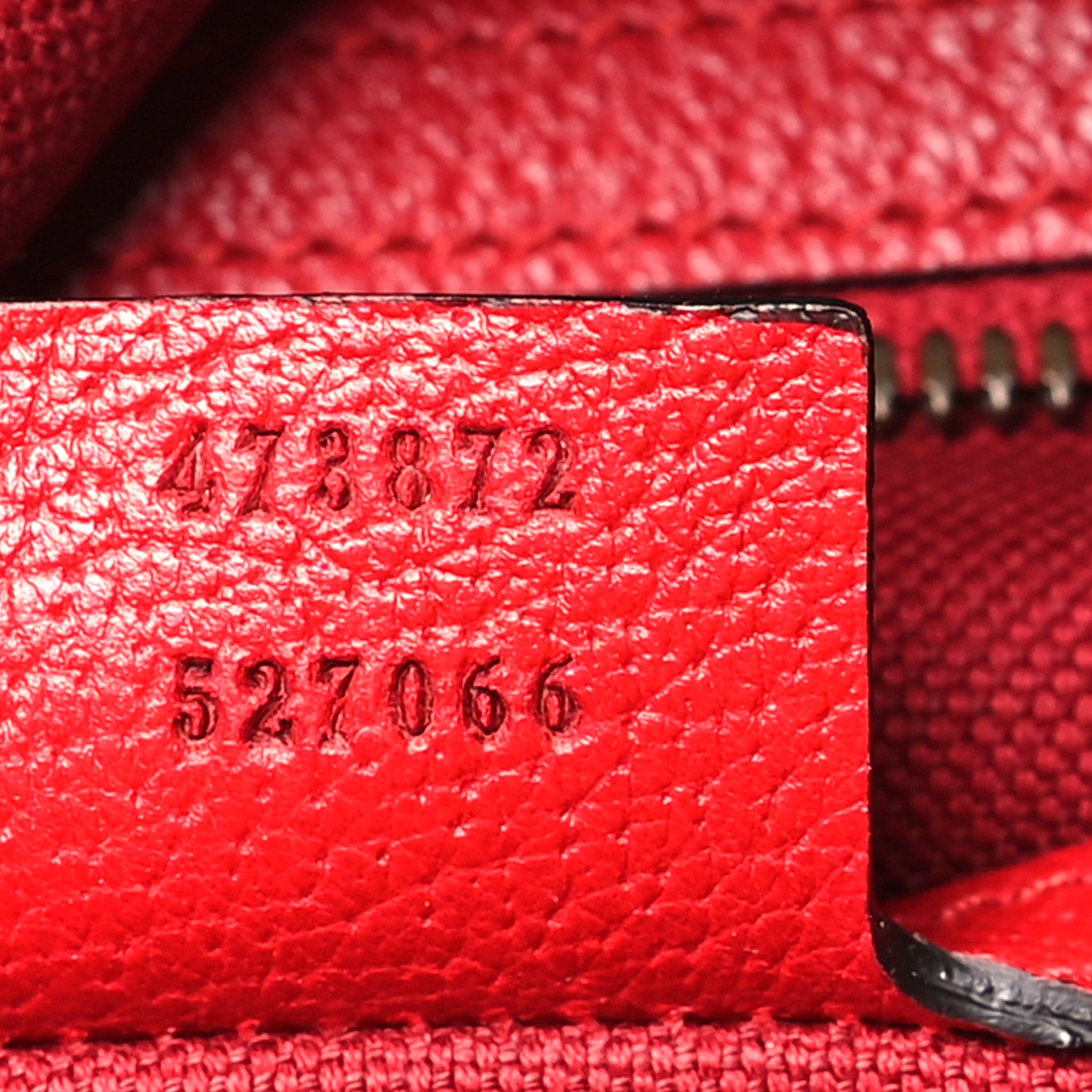 Gucci Canvas Logo Sylvie Stripe Drawstring Backpack Red 7 of 10