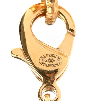 Chanel Metal CC Tags Pendant Choker Gold Pink 7 of 7