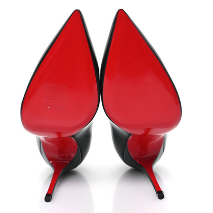 Christian Louboutin Shiny Nappa Kate 100 Pumps 35.5 Black 5 of 8