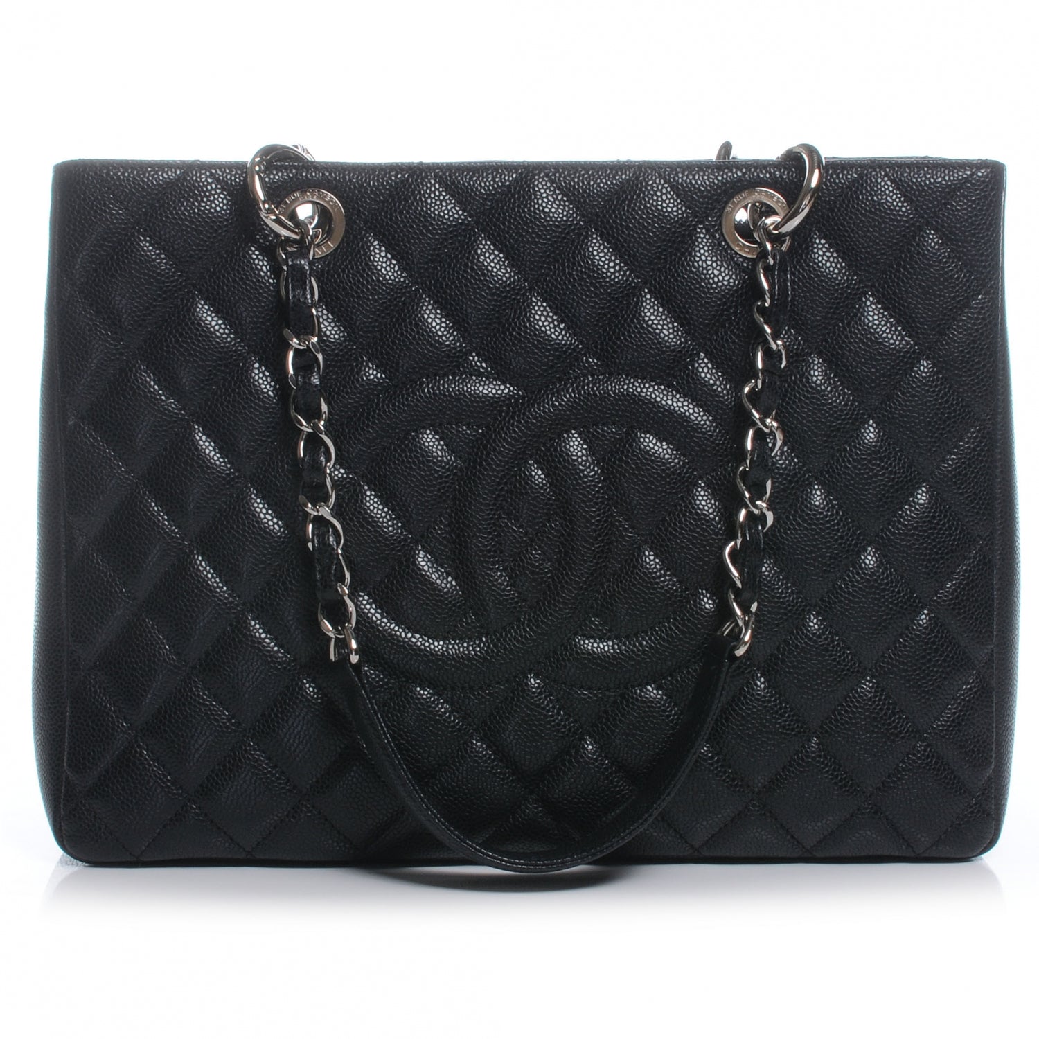 Chanel Caviar Grand Shopping Tote GST Black 1 of 8