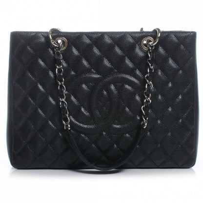 Chanel Caviar Grand Shopping Tote GST Black 1 of 8