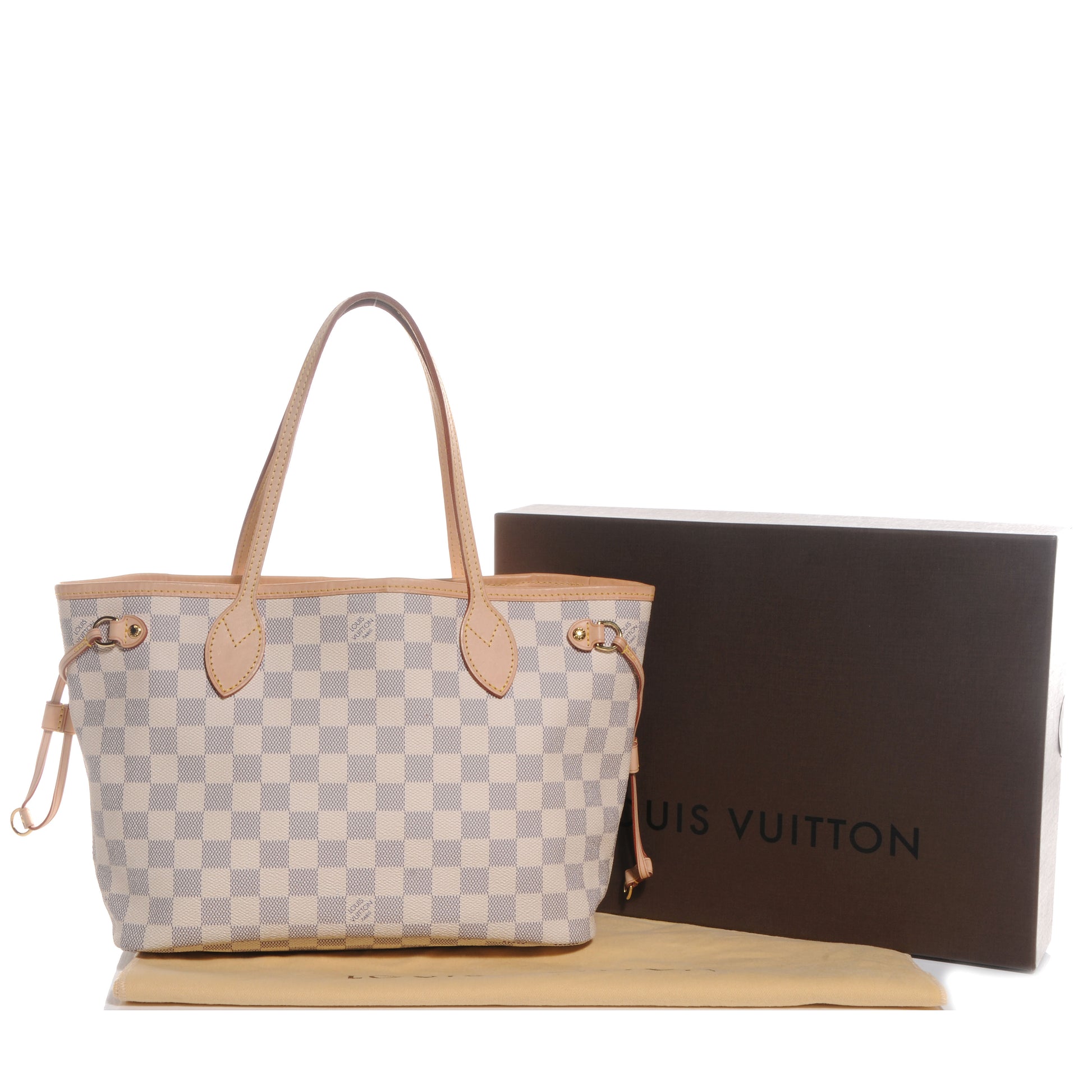 Louis Vuitton Damier Azur Neverfull PM 5 of 8