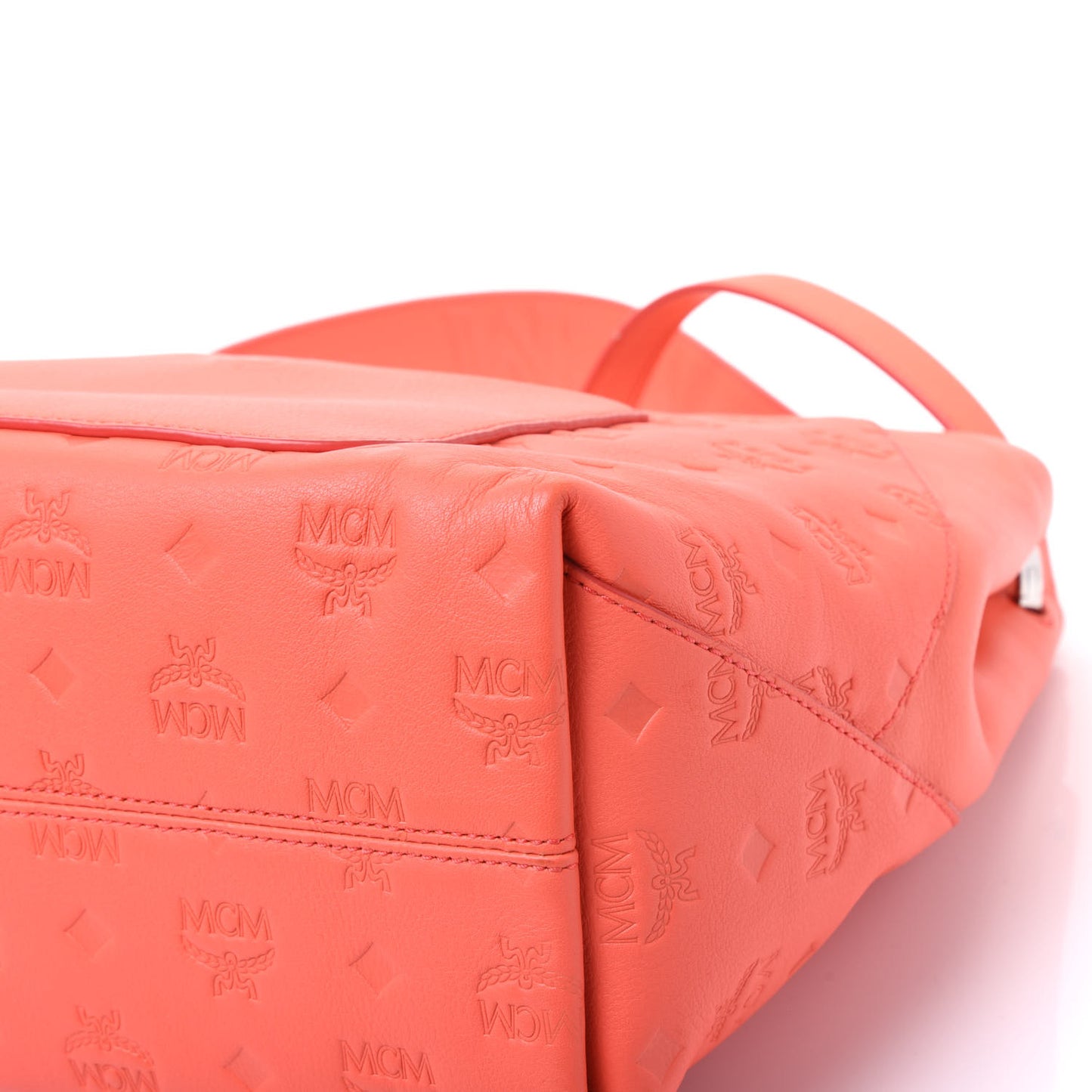 Calfskin Ottomar Monogram Medium Klara Hobo Hot Coral