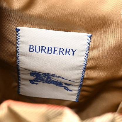 Burberry Nylon Check Horseshoe Backpack Sand Beige 6 of 11
