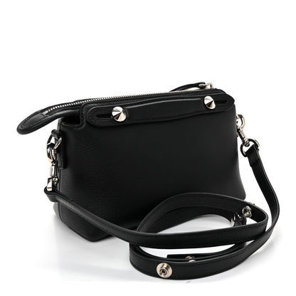Fendi Vitello Dolce Mini By The Way Boston Bag Black 3 of 10