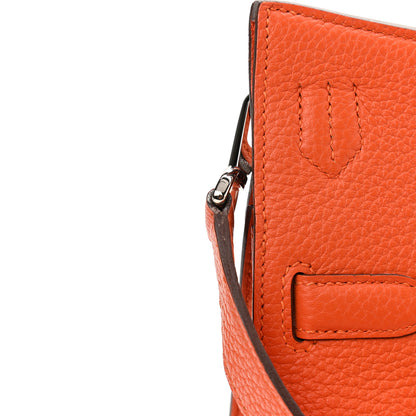 Hermes Taurillon Clemence Jypsiere 28 Orange 10 of 13