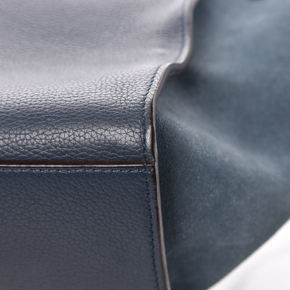Celine Drummed Calfskin Suede Medium Trapeze Orage 9 of 14