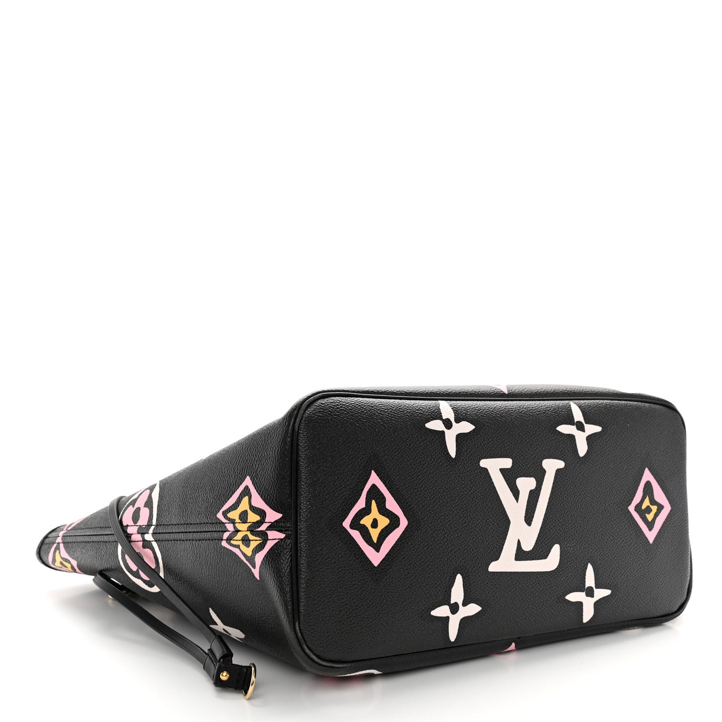 Monogram Giant Wild at Heart Neverfull MM Black