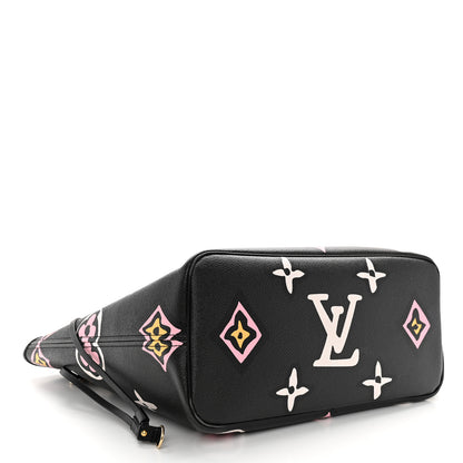Louis Vuitton Monogram Giant Wild at Heart Neverfull MM Black 5 of 11