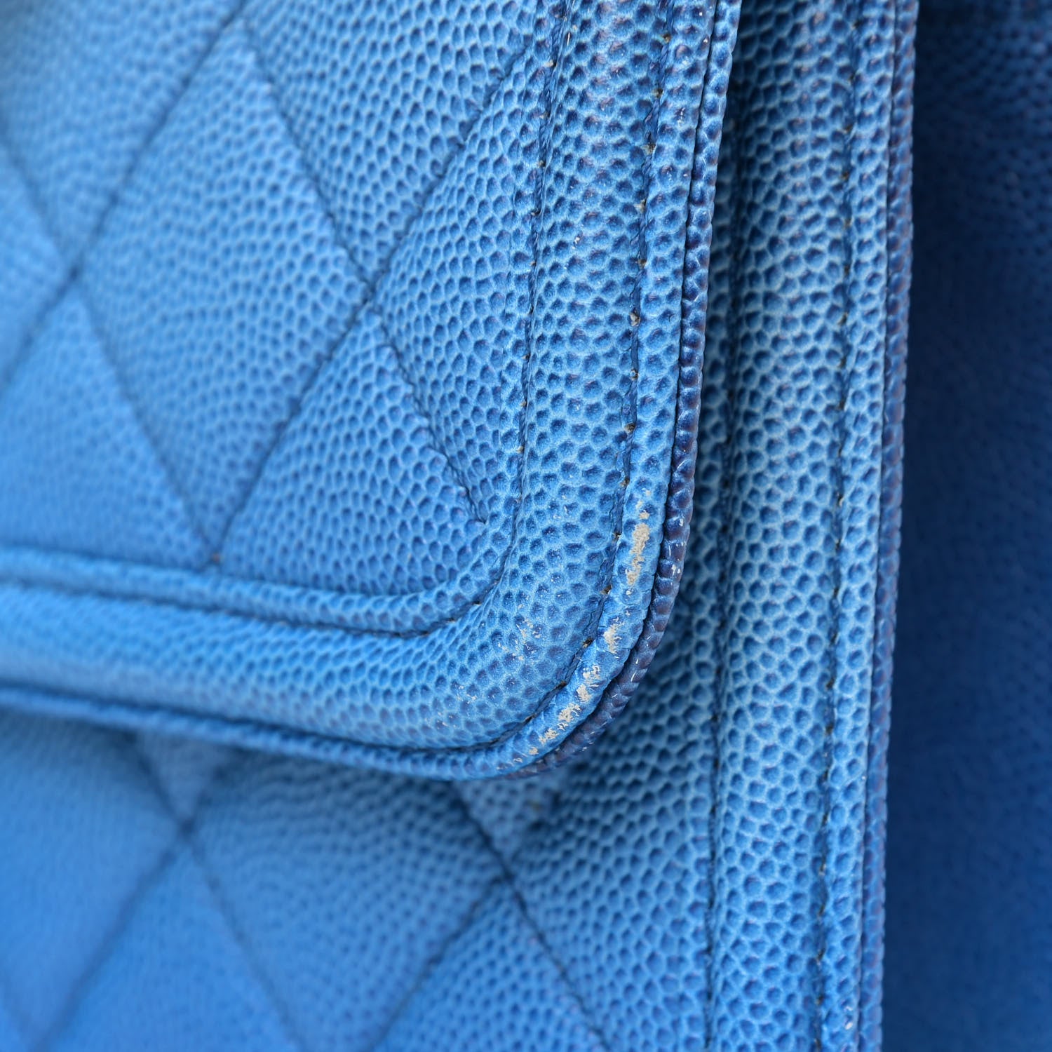 Chanel Caviar Quilted Small Sunset On The Sea Flap Blue 9 of 14