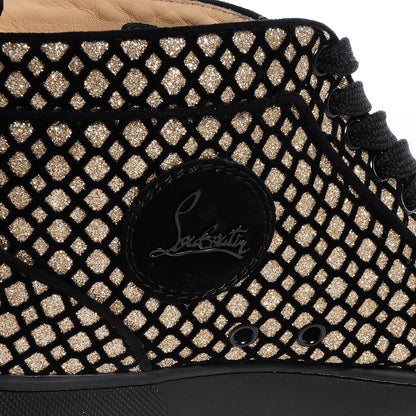 Christian Louboutin Glitter Rantus Orlato Sneakers Platine 37.5 4 of 7