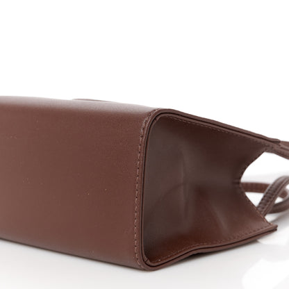 Telfar Vegan Leather Small Shopping Bag Chocolate 10 of 10